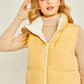 Woven Solid Reversible Vest (Ivory)