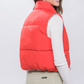 Reversible Woven Vest (Tomato/Beige)