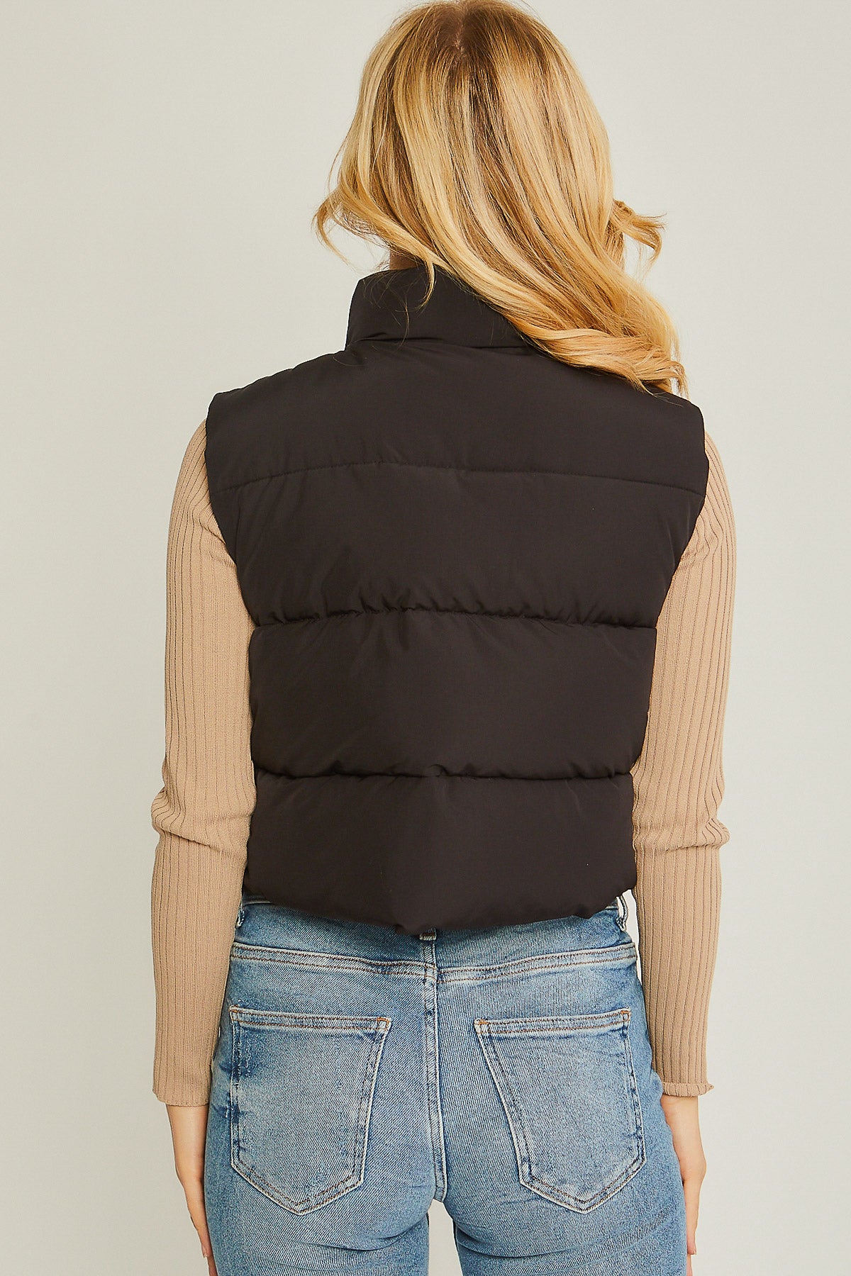 Puffer Vest With Pockets