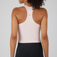Juniors' 90 Degree Ribbed Tank W/Padded Bra