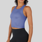 Juniors' 90 Degree Ribbed Tank W/Padded Bra