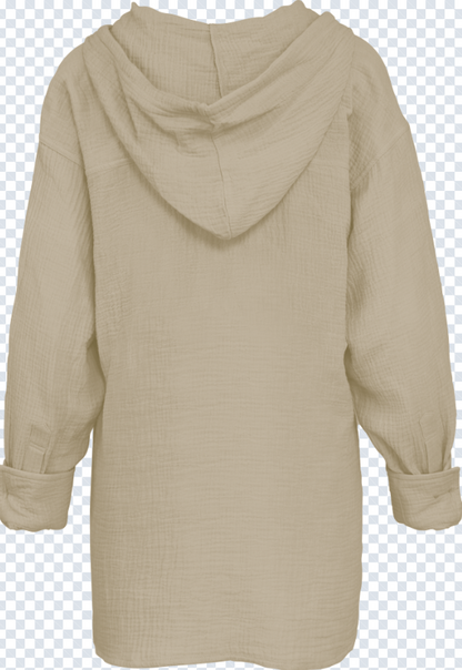 Juniors' Royce Apparel Villa Gauze L/S Top