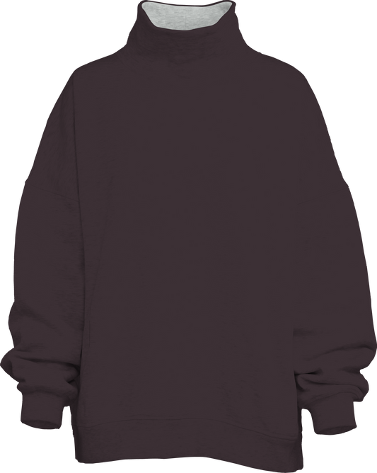 Royce Apparel Solid Funnel Neck "ECHO"