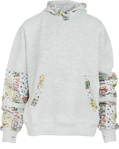 Royce Apparel Patchwork Hoodie Granny (Ash)