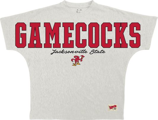 Royce Apparel GAMECOCKS (Jacksonville State) "FLANNIGAN MODESTO" (Oatmeal)