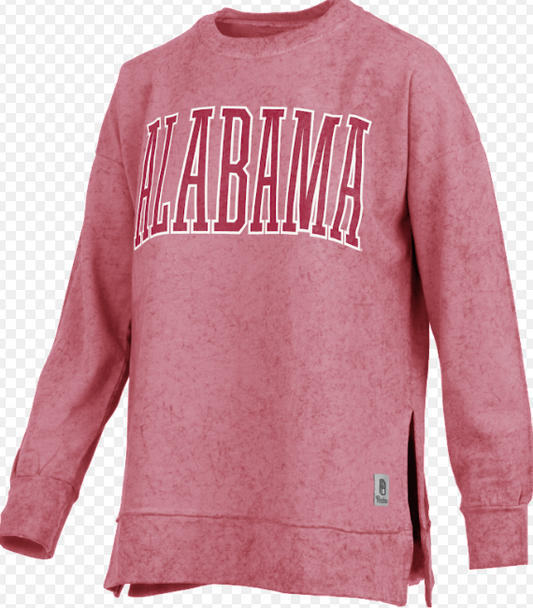 Alabama Sun Washed French Terry Sweatshirt Crimson