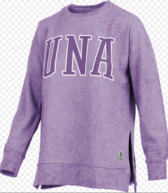 UNA Sun Washed French Terry Sweatshirt Purple