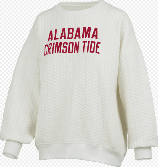 Alabama Crimson Tide Roxbury Sweatshirt (Ivory)