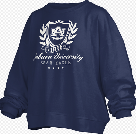 Big Aug Auburn Sweatshirt (Navy/White)