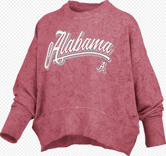 Alabama Harlow Ocean Wide Sweatshirt (Crimson)