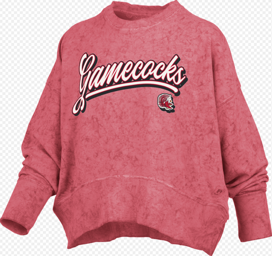 Gamecocks (Jacksonville State) Harlow Ocean Wide Sweatshirt (Red)