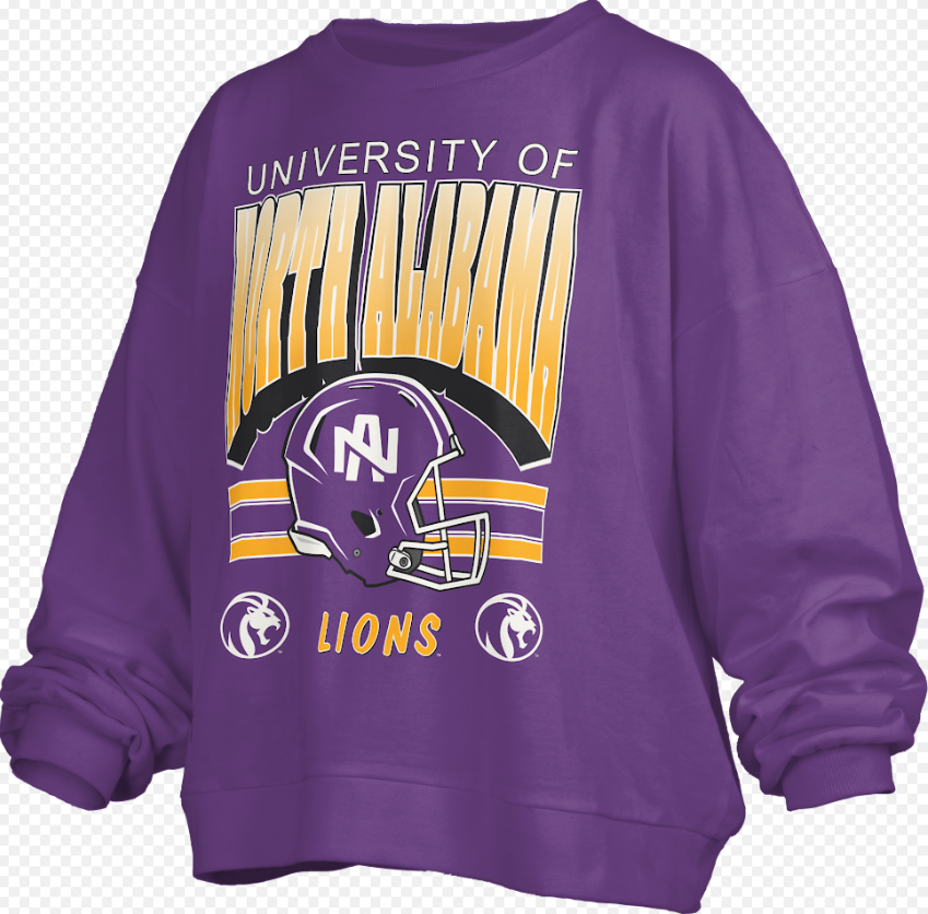 North Alabama Lions Sheffield Sweatshirt (Purple)