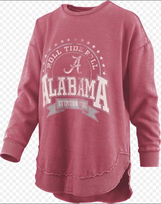 Alabama Crimson Tide Vintage Fleece Crew
