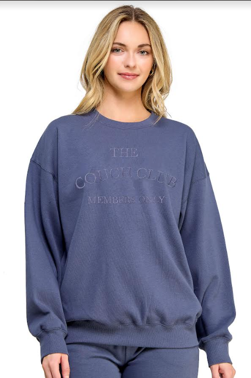 The Couch Club Sweatshirt (Denim Blue)