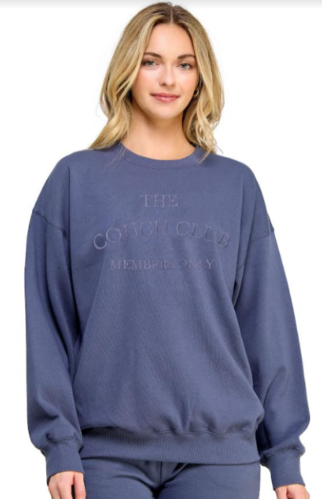 The Couch Club Sweatshirt (Denim Blue)