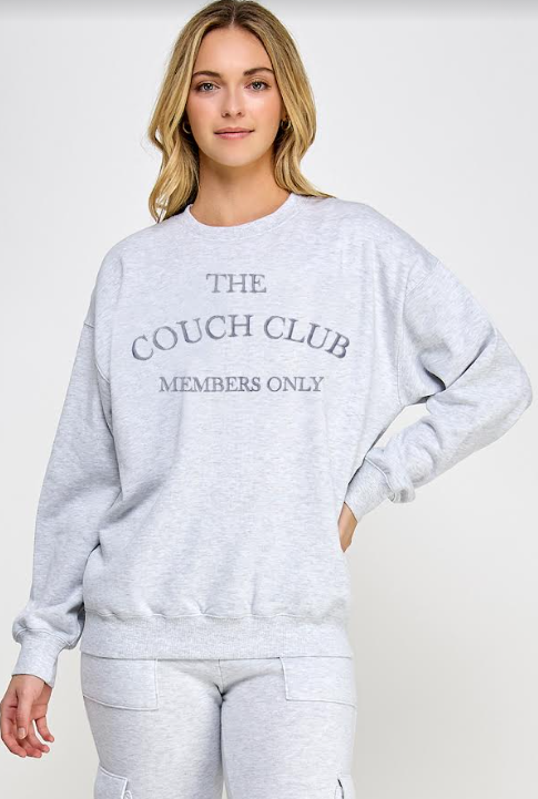 The Couch Club Sweatshirt (Ice Grey)