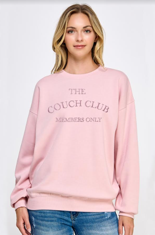 The Couch Club Sweatshirt (Pink)