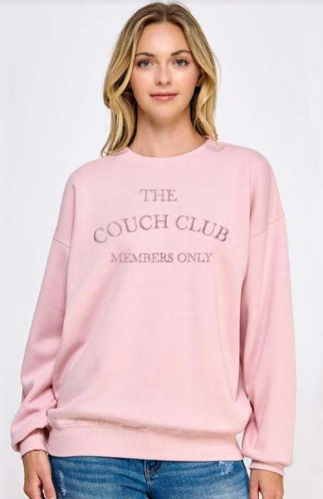 The Couch Club Sweatshirt (Pink)