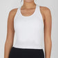 Juniors' 90 Degree Ribbed Tank W/Padded Bra