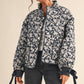 &Merci L/S Floral Quilted Jacket