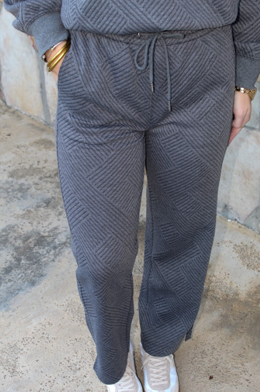 Textured Sweat Pant (Set)