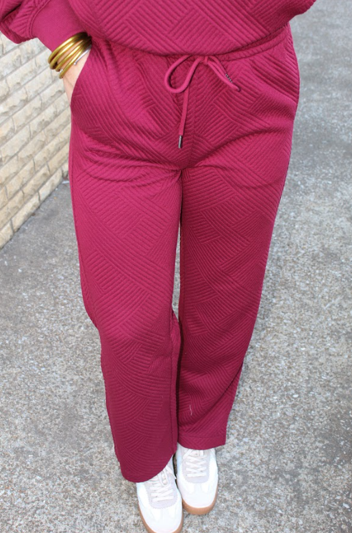 Textured Sweat Pant (Set)