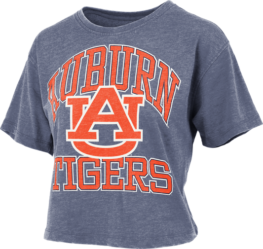 Auburn Tigers Vintage Wayne Waist Length S/S (Navy)