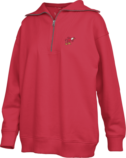 JSU Northfork 1/4 Zip Thelma L/S (Red)
