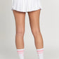 GOLD HINGE Pleated Tennis Skirt (Off White)