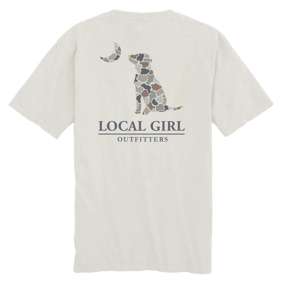 Local Girl FC Flora Dog & Moon S/S Tee (Silver)