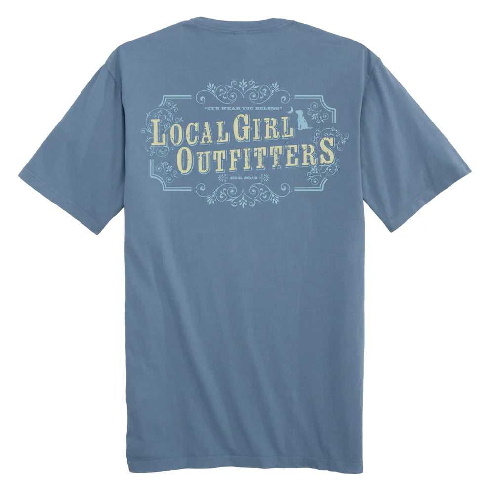 Local Girl Western Whiskey S/S Tee (Slate)