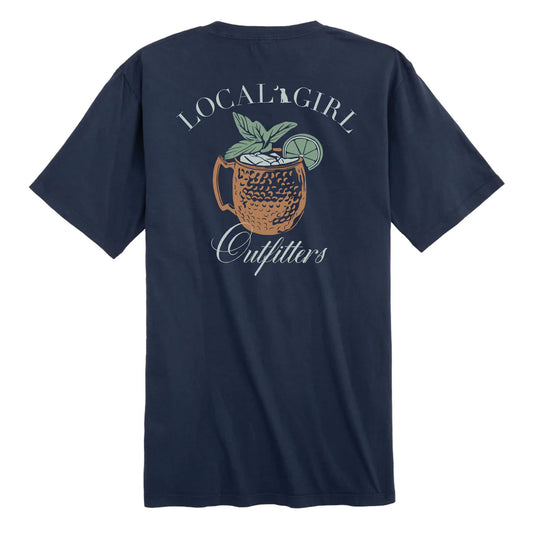 Local Girl Mule S/S Tee (China Blue)