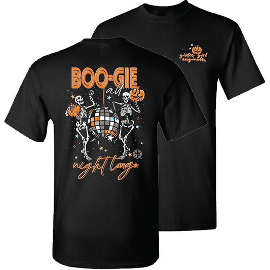 Ladies Girlie Girl Originals BOO-GIE Night S/S Tee (Black)