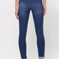 Cello Mid Rise Pull-On Skinny Jean (Medium Denim)