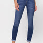 Cello Mid Rise Pull-On Skinny Jean (Medium Denim)