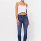 Cello Mid Rise Pull-On Skinny Jean (Medium Denim)