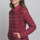 Ultra Lightweight Padded Thermal Zip Up Jacket