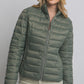 Ultra Lightweight Padded Thermal Zip Up Jacket