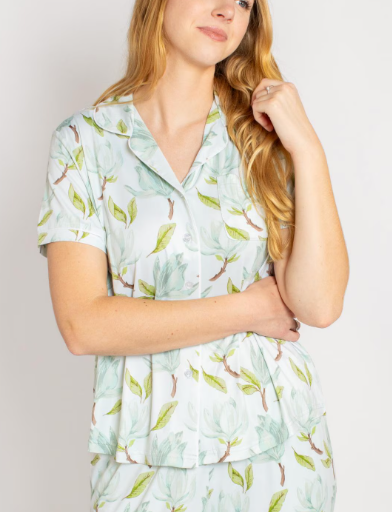 The Royal Standard Audrey S/S Button Up Sleep Shirt