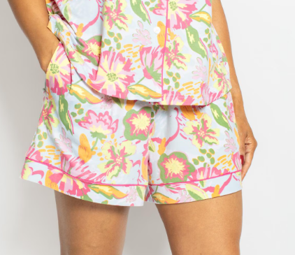 The Royal Standard Summer Bouquet Sleep Shorts