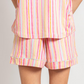 The Royal Standard Addie Stripe Sleep Shorts