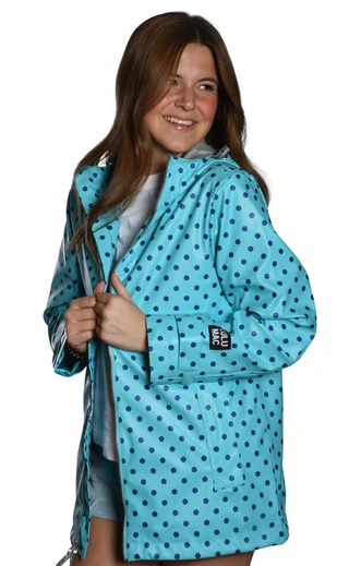 Girlie Girl LULU MAC Polka Dot Raincoat