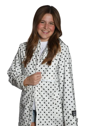 Girlie Girl LULU MAC Polka Dot Raincoat
