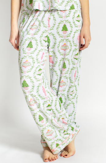 The Royal Standard Nutcracker Trellis Sleep Pants