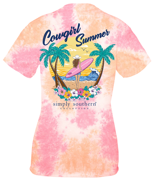 Ladies Simply Southern Cow Girl Summer S/S Tropic