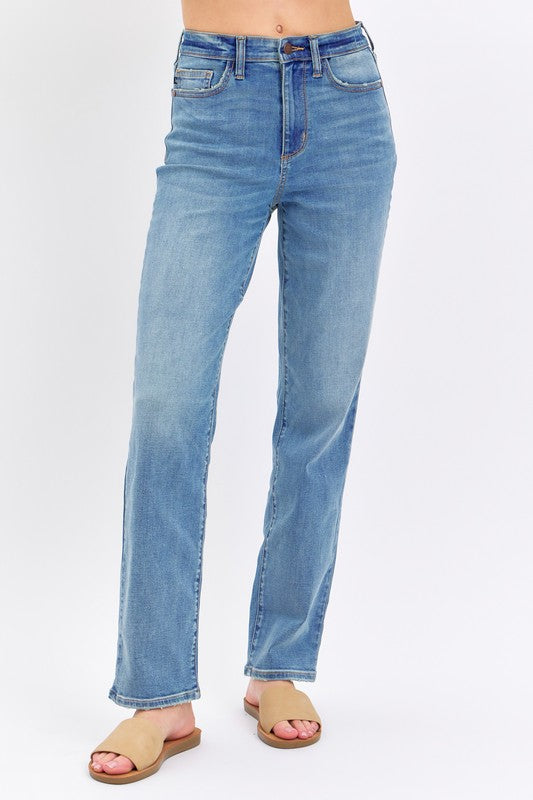 Judy Blue High Waist Straight Fit Denim Jean