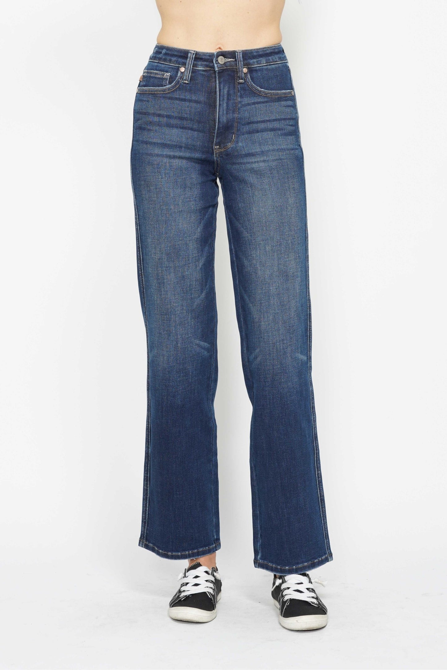 Judy Blue High Waist "Tummy Control" Classic Straight Denim