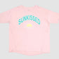 Ladies Simply Southern Sunkissed Beach Boxy Oversized S/S Lace Pink