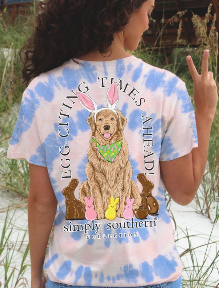 Simply Southern Ladies Eggciting Tee