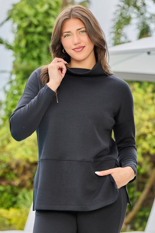 Scuba Vienna Cowl Neck Pullover